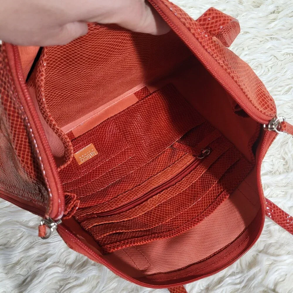 LATICO NJ USA Orange Laptop Bag